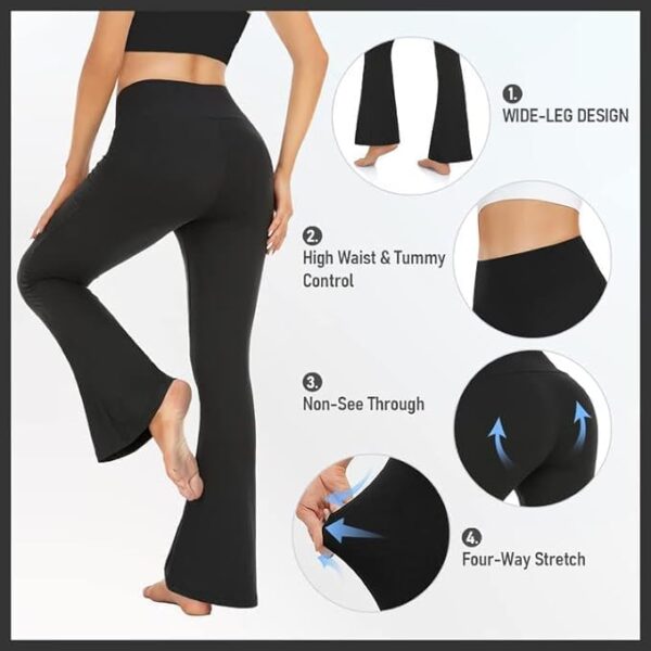 Workout Yoga Tight Pants Flared - Image 3